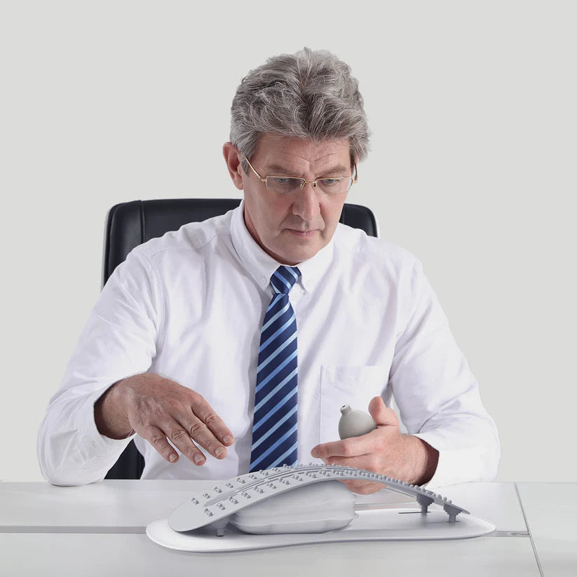 Appareil de Décompression Lombaire à Points de Pression – Dites Adieu aux Douleurs Lombaires (Back Stretcher)